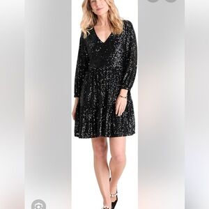 2X Vineyard Vines Sequin Tiered dress